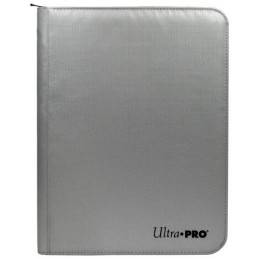 Ultra Pro 9-Pocket Zippered PRO-Binder - Silver Fire Resistant