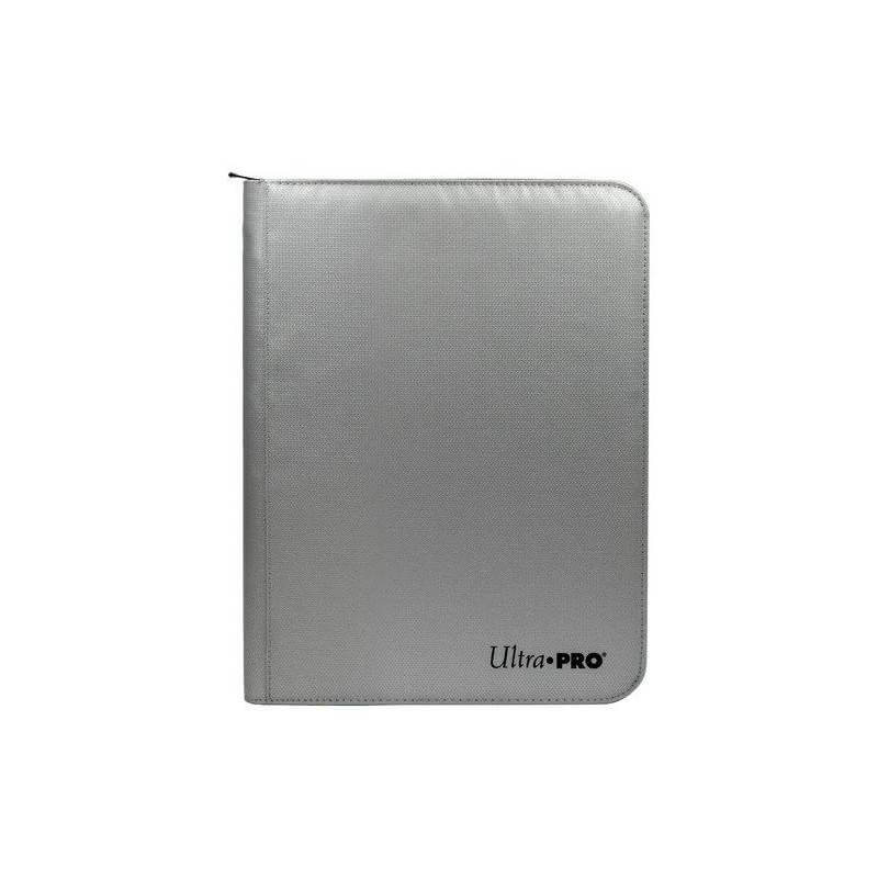 Ultra Pro 9-Pocket Zippered PRO-Binder - Silver Fire Resistant