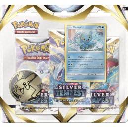 Pokemon Sword and Shield Silver Tempest 3 Pack Blister - Manaphy