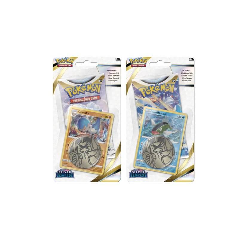 Pokemon Sword and Shield Silver Tempest Checklane Booster Bundle of 2