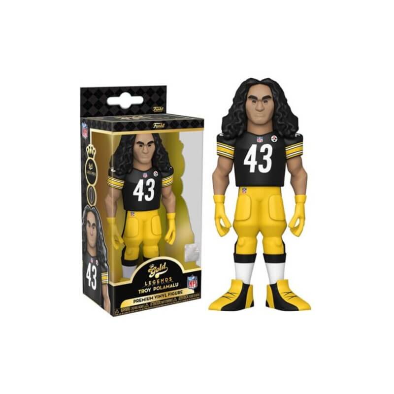 Funko Gold NFL Legends Troy Polamalu Premium Vinyl Figure