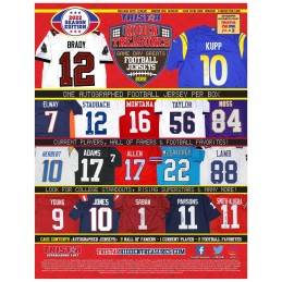 2022 TriStar Game Day Greats Autographed Football Jersey Season Edition Hobby Box