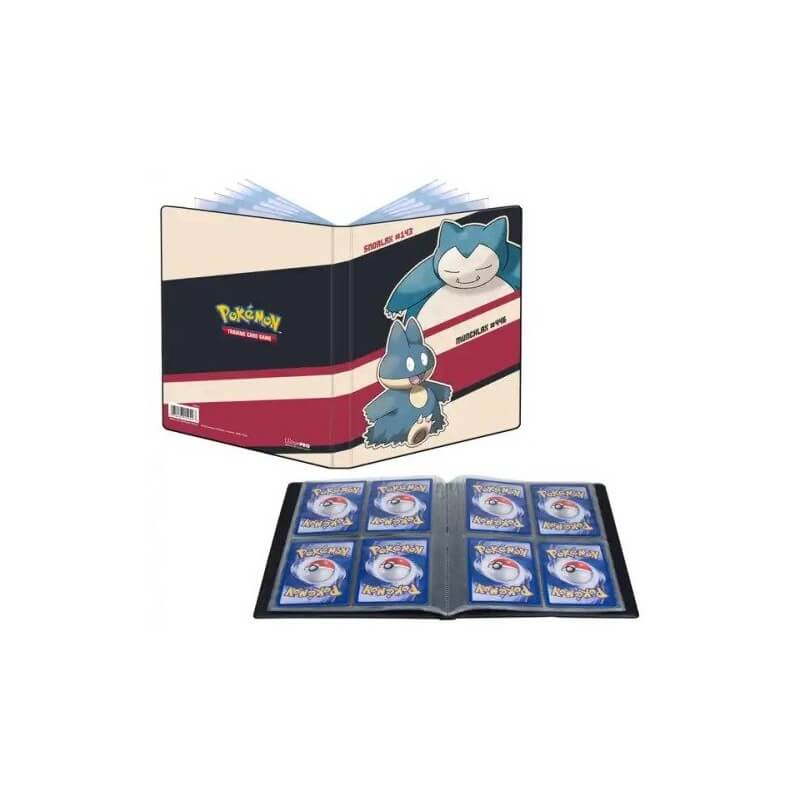 Ultra Pro Pokemon 4 Pocket Portfolio Snorlax and Munchlax Pokemon - 1