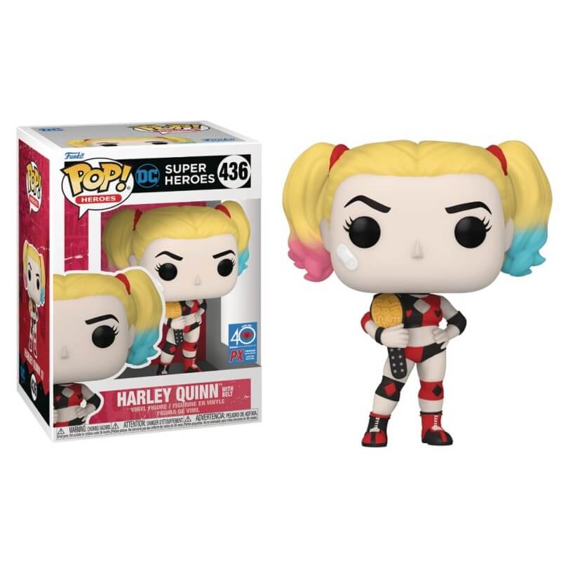 POP! DC Harley Quinn with Belt PX Previews Vinyl Figure