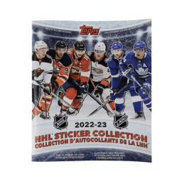 2022-23 Topps NHL Hockey Sticker Collection Box and Album