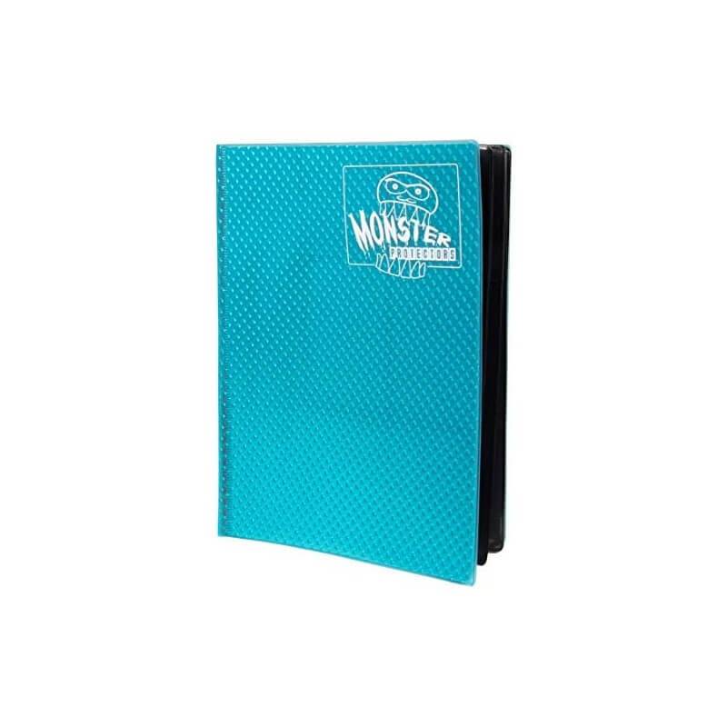 Monster Protector Holo Aqua Blue 9-Pocket Binder