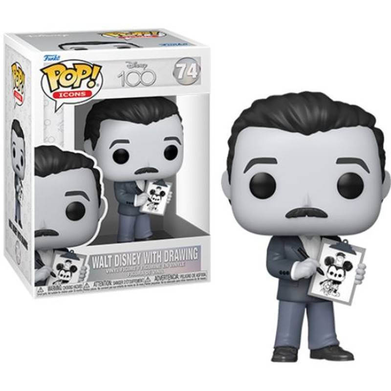 POP! Disney 100th Anniversary Walt Disney with Drawing Vinyl Figure