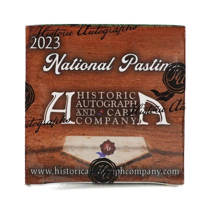 2023 Historic Autographs National Pastime Baseball Hobby Box