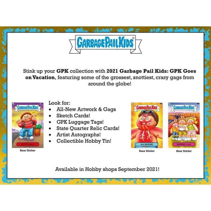 Garbage Pail Kids GPK Goes on Vacation Series 1 Hobby Collector's Edition Box