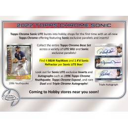 2022 Topps Chrome Sonic Baseball Hobby Lite Box - Canada Card World