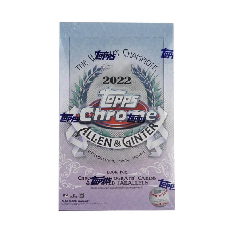 2022 Topps Allen and Ginter Chrome Baseball Hobby Box Canada Card World