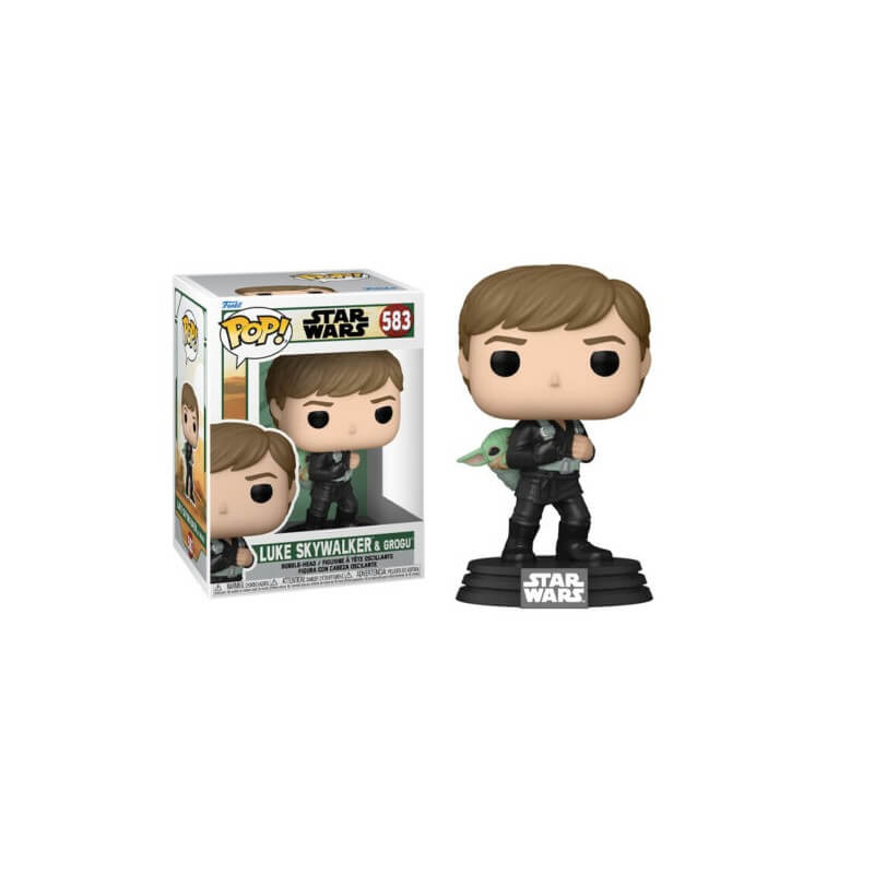 POP! Star Wars The Book of Boba Fett Luke and Grogu Vinyl Figure