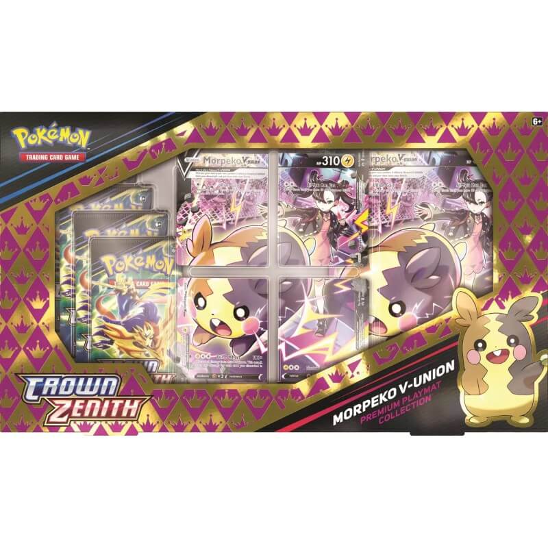 Pokemon Crown Zenith Morpeko V-Union Playmat Premium Collection Box