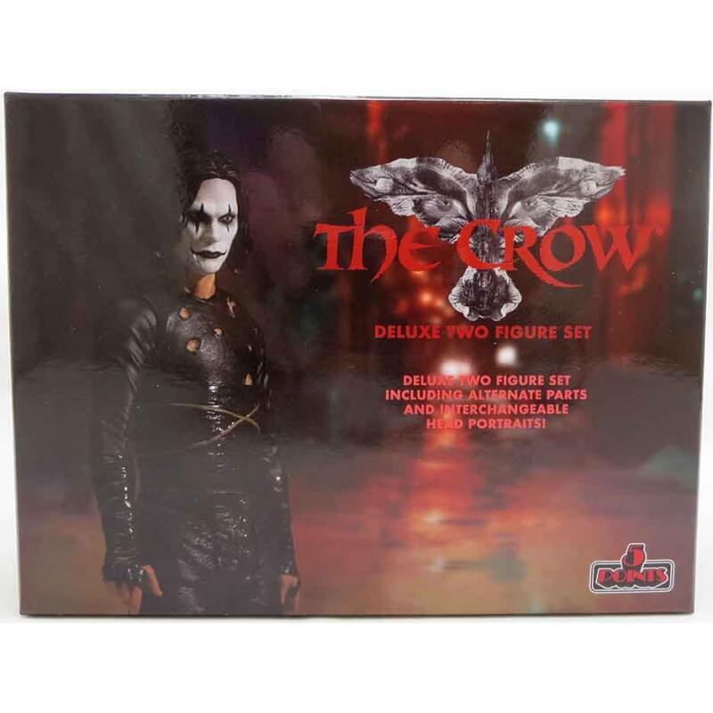 Mezco The Crow 3 Inch Static Figure 5 Points Mezcos Monsters Deluxe