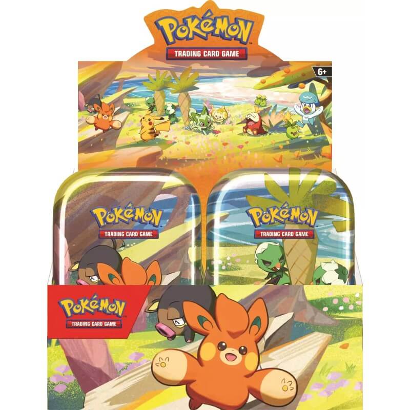 Pokemon Paldea Friends Mini 10-Tin Box - Canada Card World Pokemon Paldea Friends Mini 10-Tin Box - Canada Card World