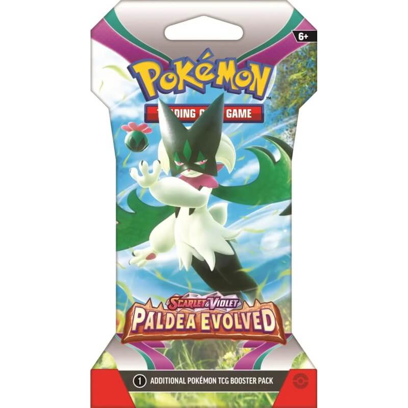 Pokemon Scarlet and Violet Paldea Evolved Sleeved Booster Pack - Lot of 24