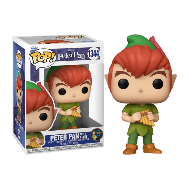 POP! Disney 70th Anniversary Peter Pan Peter Pan with Flute Vinyl Figure