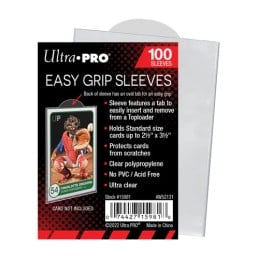 Ultra Pro Soft Plastic Card Easy Grip Sleeves (100 Count Pack)