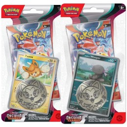 Pokemon Scarlet and Violet Obsidian Flames Checklane Booster Bundle of 2