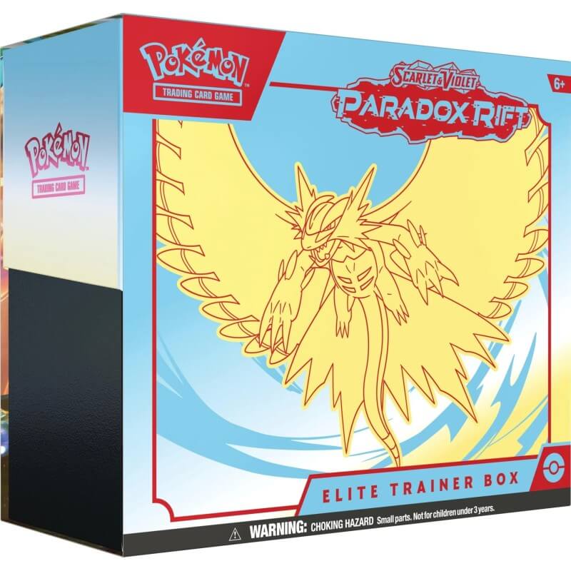 Pokemon Scarlet and Violet Paradox Rift Elite Trainer Box - Roaring Moon