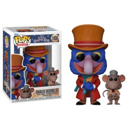 POP! Movies The Muppet Christmas Carol Charles Dickens and Rizzo Vinyl Figure