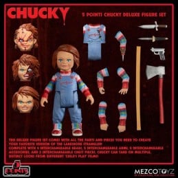 Mezco Child's Play Chucky 5 Points Deluxe Figure Set