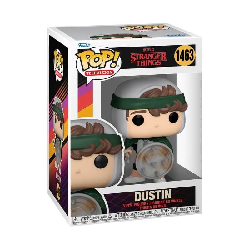 POP! Stranger Things 4 Dustin with Shield Vinyl Figure