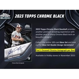 2023 Topps Chrome Black Baseball Hobby Box - Canada Card World