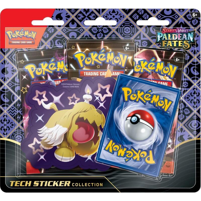 Pokemon Scarlet and Violet Paldean Fates Tech Sticker Collection - Bundle of 3