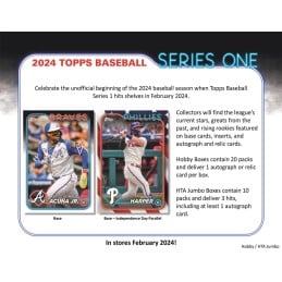2024 Topps Series 1 Baseball Hobby Jumbo Box