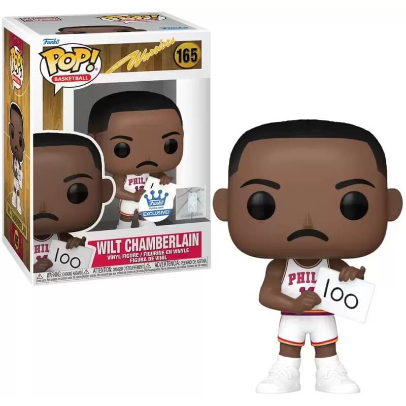 POP! NBA Philadelphia Warriors Wilt Chamberlain Exclusive Vinyl Figure