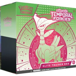 Pokemon Scarlet and Violet Temporal Forces Elite Trainer Box - Iron Leaves