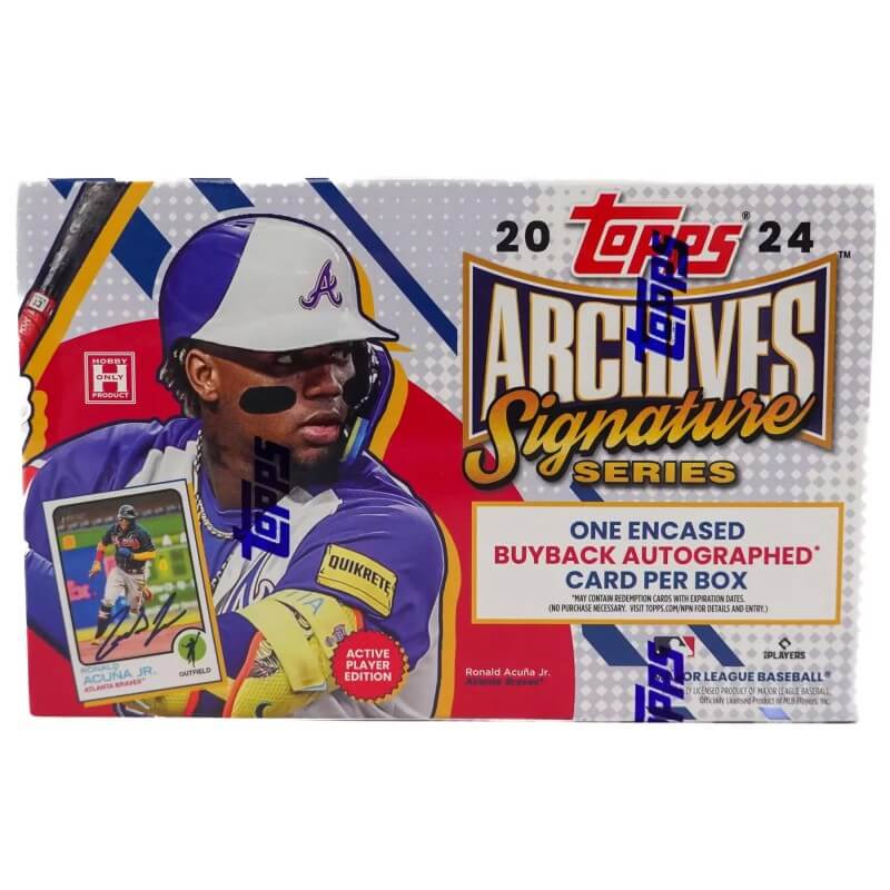 2024 Topps Archives Signature Series Baseball Hobby Box Canada Card World