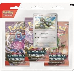 Pokemon Scarlet and Violet Temporal Forces 3 Pack Blister - Cyclizar