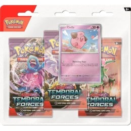 Pokemon Scarlet and Violet Temporal Forces 3 Pack Blister - Cleffa