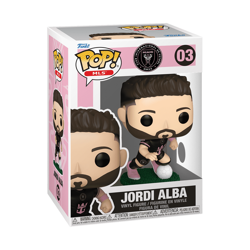 POP! Soccer Superstars Inter Miami Jordi Alba Vinyl Figure POP! Soccer Superstars Inter Miami Jordi Alba Vinyl Figure