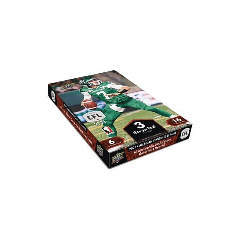 2021 Upper Deck CFL Football Hobby Box