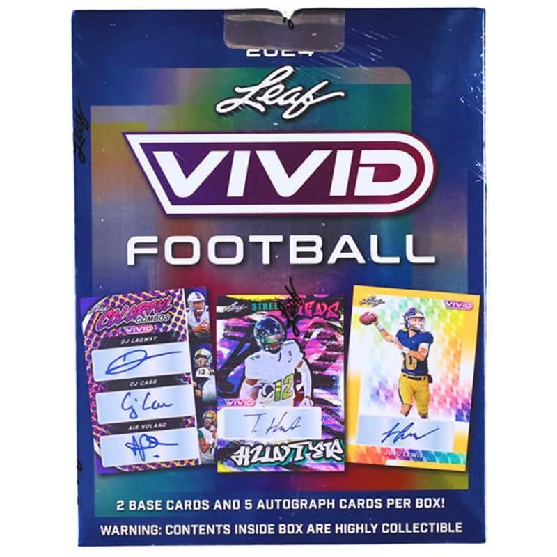 2024 Leaf Vivid Football Hobby Box