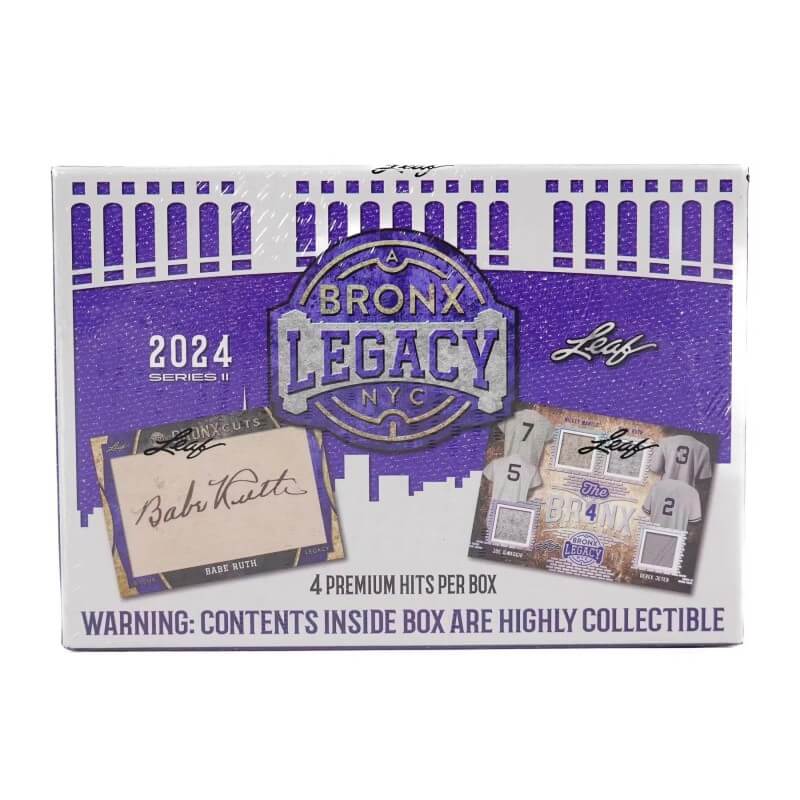 2024 Leaf A Bronx Legacy NYC Series 2 Baseball Hobby Box