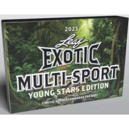 2023 Leaf Exotic Multi Sport Young Stars Hobby Box
