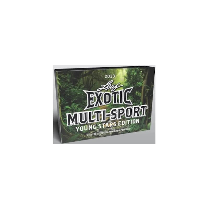 2023 Leaf Exotic Multi Sport Young Stars Hobby Box