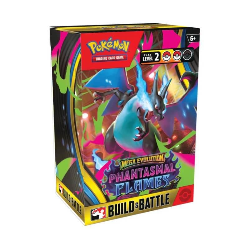 Pokemon Mega Evolution Phantasmal Flames Build and Battle Box