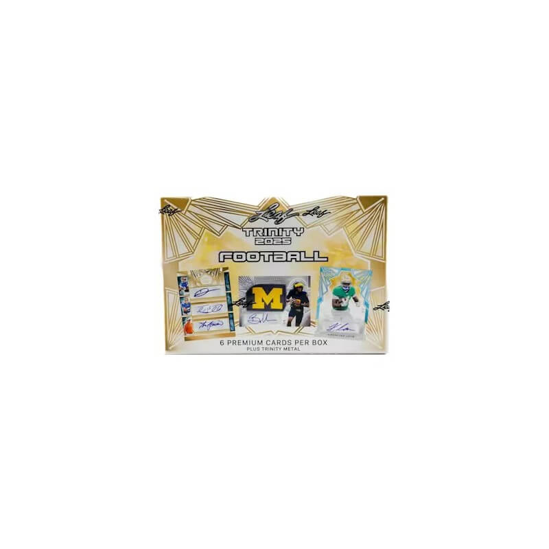 2025 Leaf Trinity Football Hobby Box