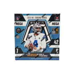 2025 Panini Mosaic Football Mega Box - Reactive Purple Parallels