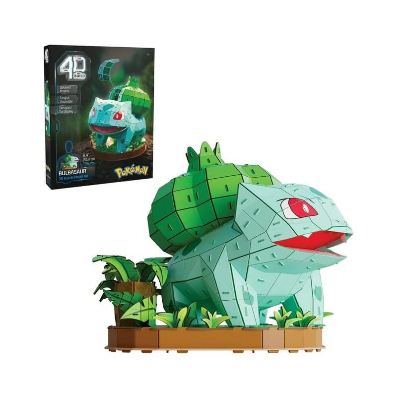 Spin Master Games Pokemon Bulbasaur 4D Puzzle