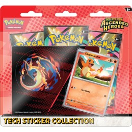 Pokemon Mega Evolution Ascended Heroes Tech Sticker Collection - Charmander