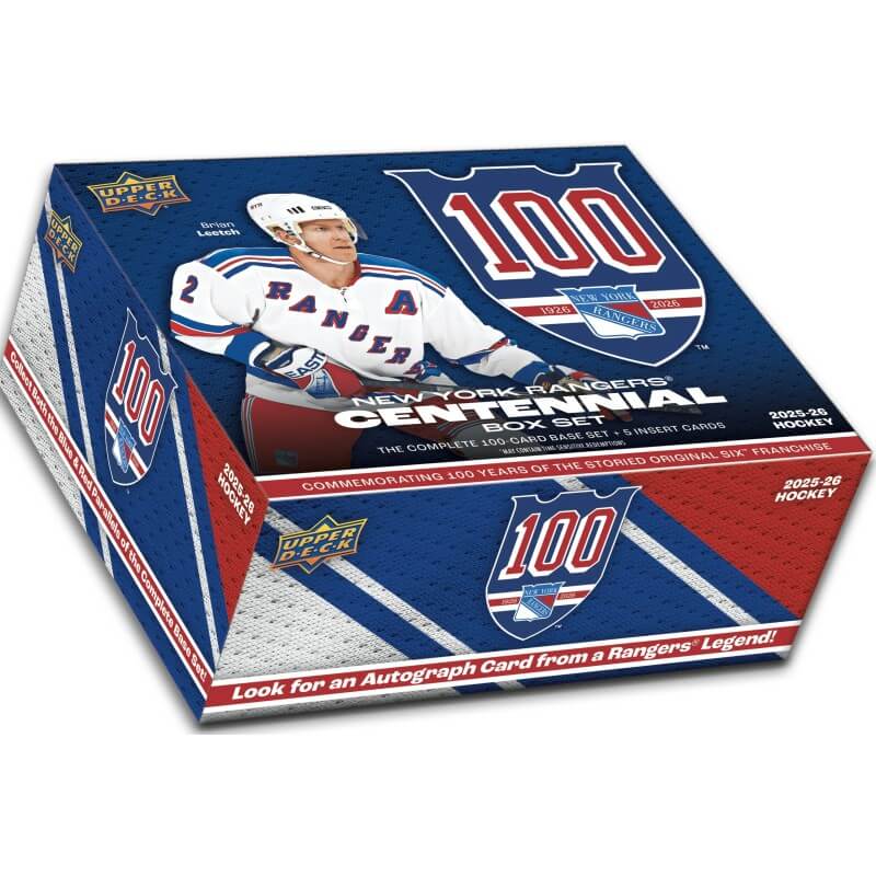 2025-26 Upper Deck New York Rangers Centennial Hockey Box Set