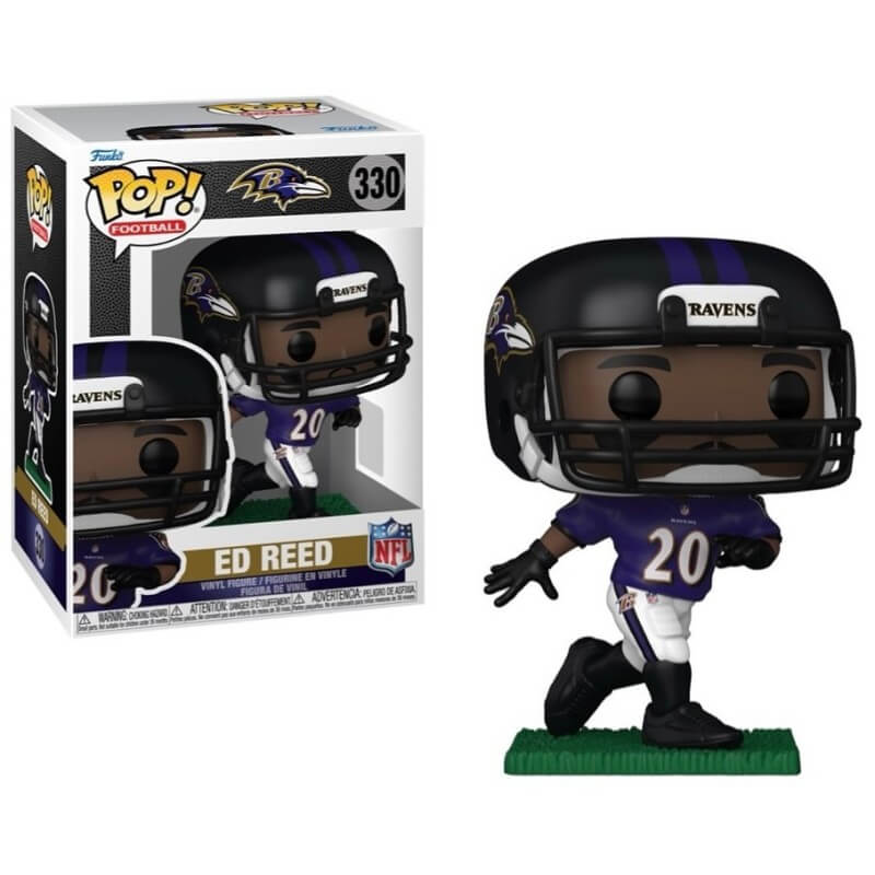 POP! NFL Ed Reed Baltimore Ravens Vinyl Figure
