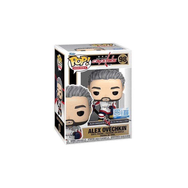 POP! NHL Alexander Ovechkin Washington Capitals All Time Scorer Exclusive Vinyl Figure