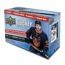 2021-22 Upper Deck Series 1 Hockey Team Triples Blaster Box